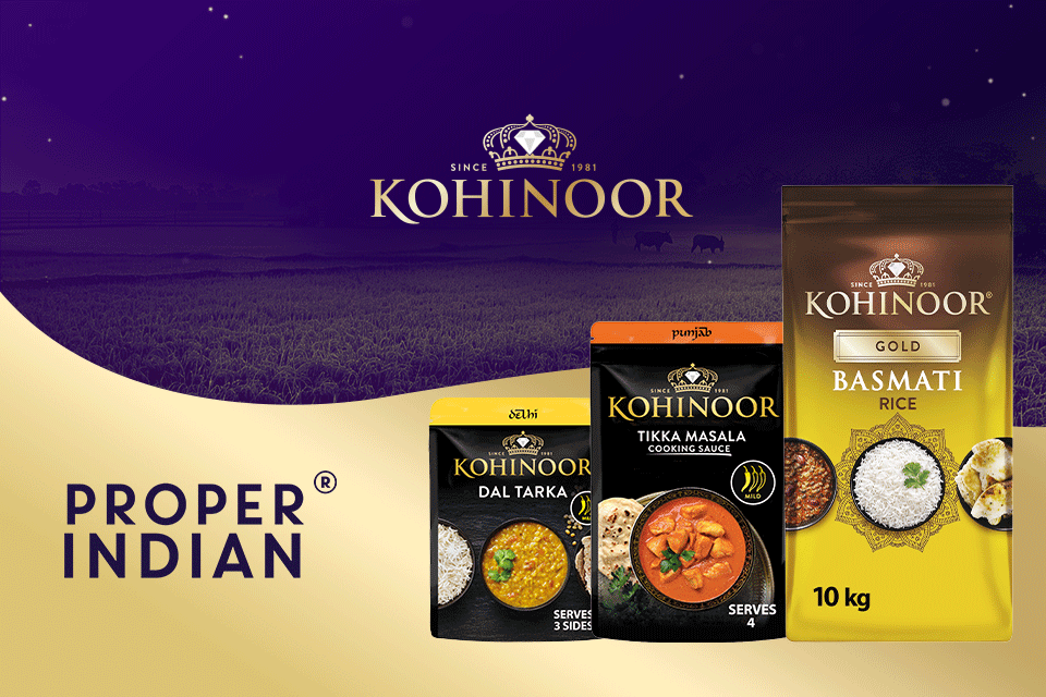 Kohinoor sauce, rice
