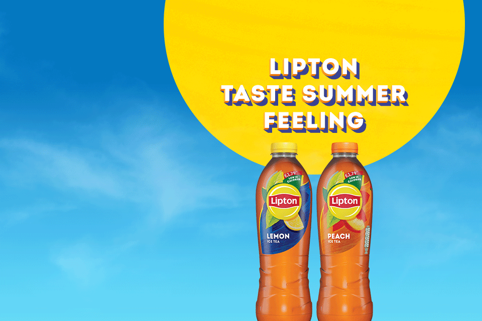 Brighten your day with refreshing taste of Lipton ice tea