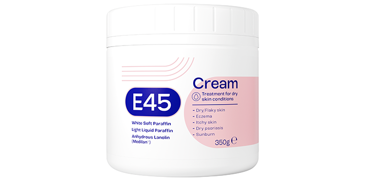 E45 Moisturising Cream for Very Dry Skin, Eczema, Psoriasis & Dermatitis