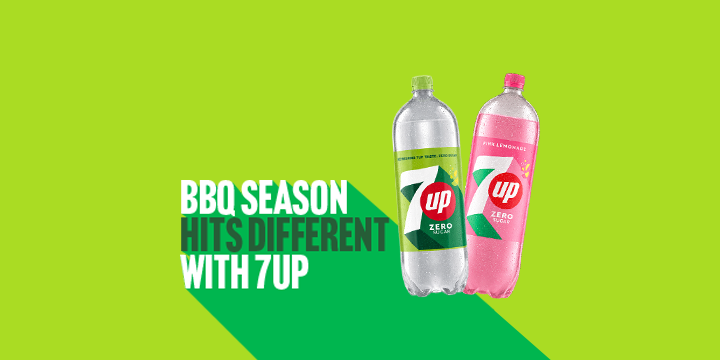 Start your BBQ party with 7up