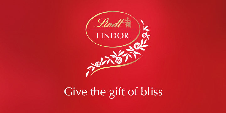 “Banner Advertisement for Lindt with a product image and shop now button”.